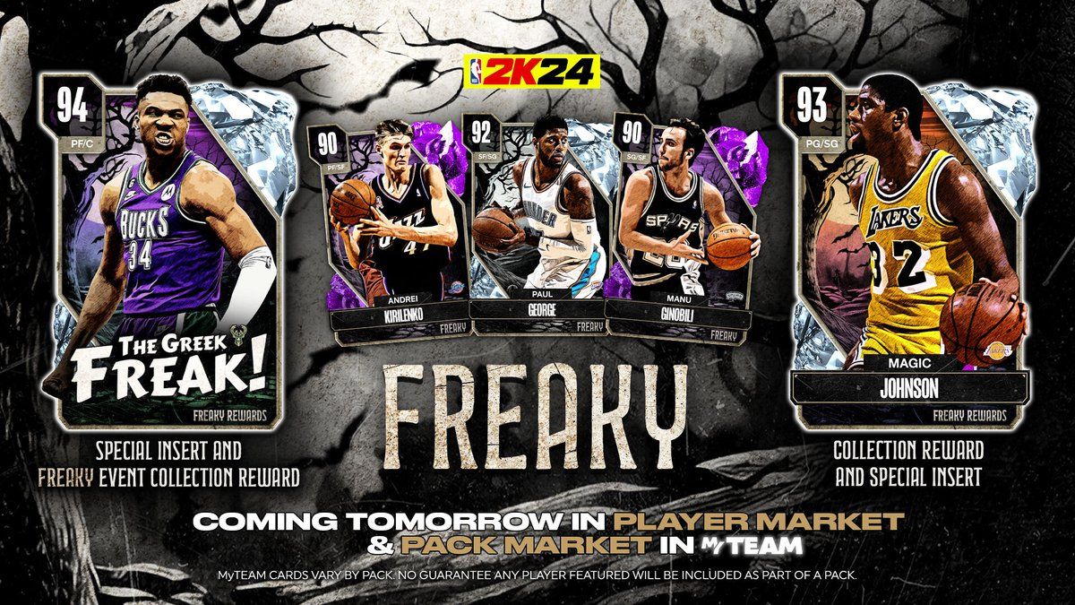 NBA 2K24 Freaky collection Magic Johnson