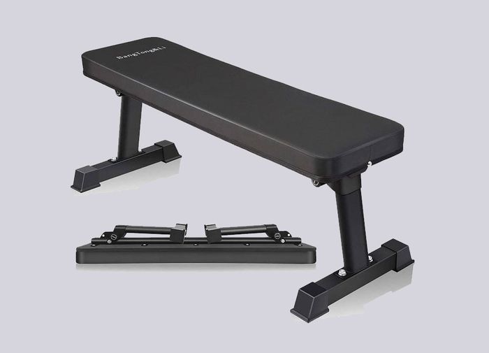 best weight bench product image of bench folded and unfolded