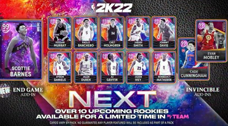NBA 2K22 MyTEAM Next Packs
