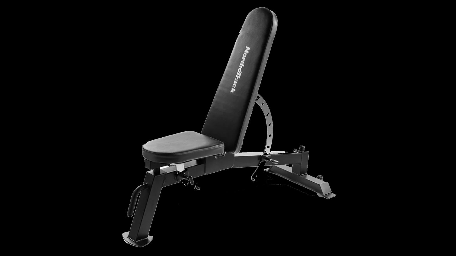 NordicTrack Utility Workout Bench product image of black adjustable bench.