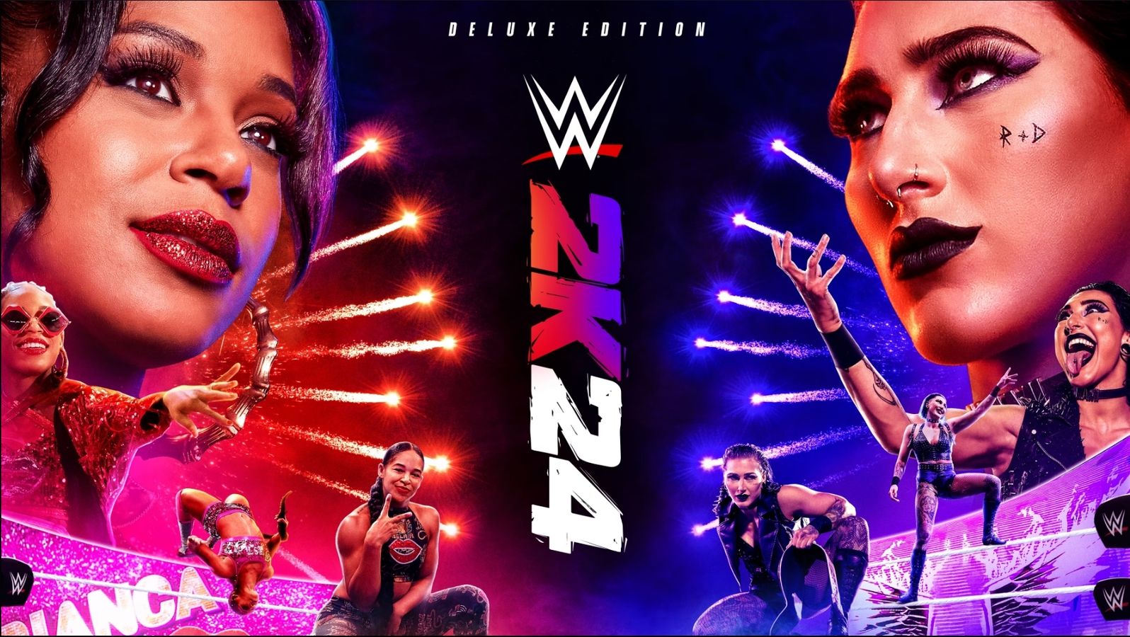 WWE 2K24 Deluxe Edition cover