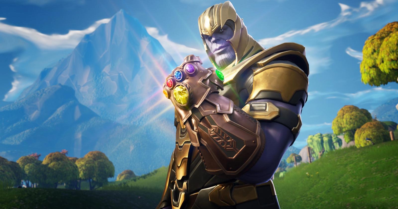 fortnite thanos outfit and bundle thanos cup