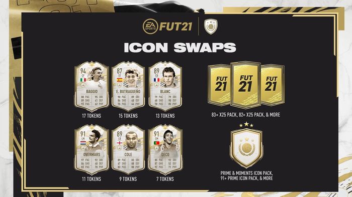 FIFA 21 Icon Swaps 2 ultimate team