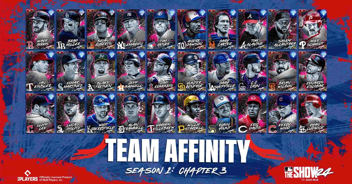 MLB The Show 24 Team Affinity Season 1 Chapter 3 All Cards