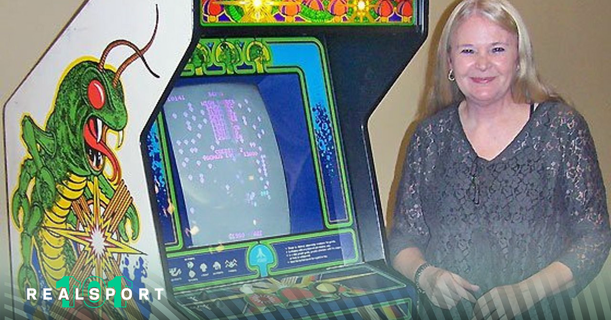 Dona Bailey and her Centipede arcade game