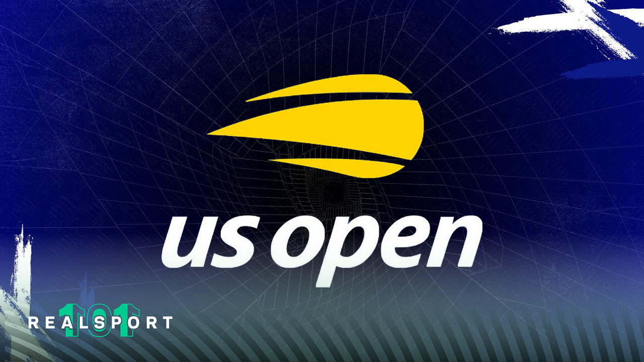 2022 US Open Grand Slam tennis logo with blue background