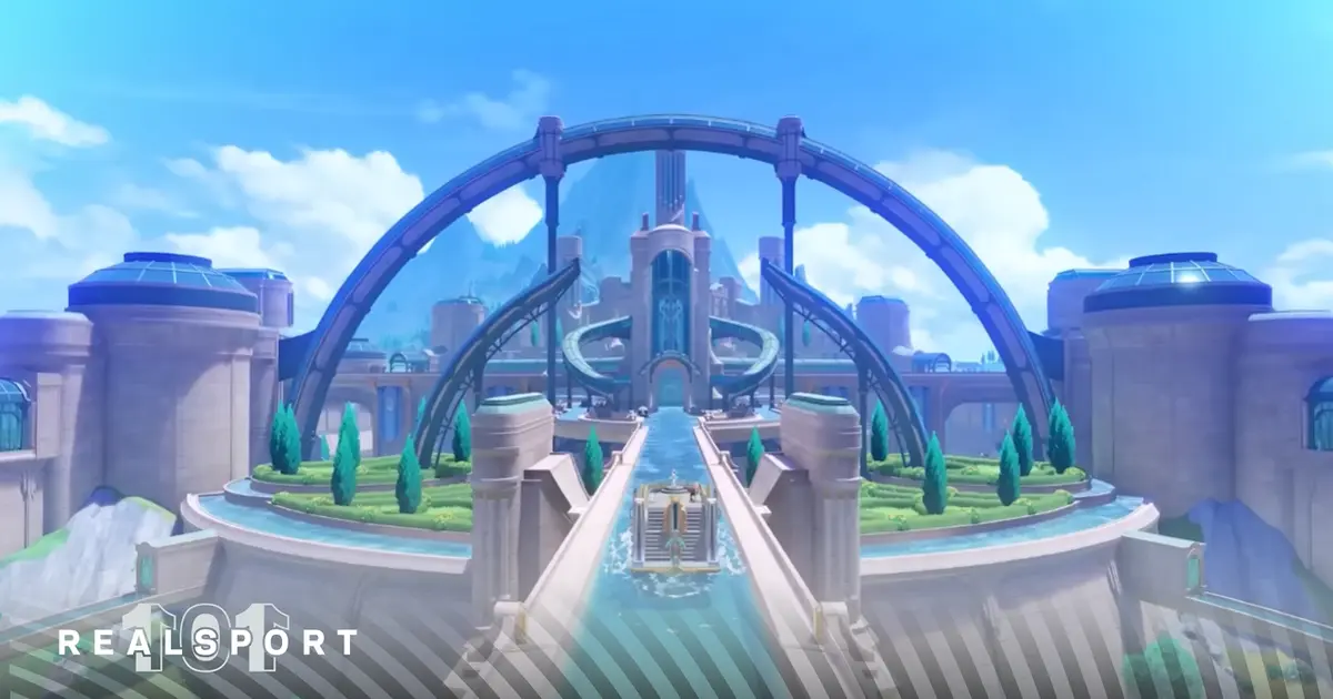 A screenshot of the entrance of Fontaine and Clementine Line aquabus in the Genshin Impact 4.0 Livestream.