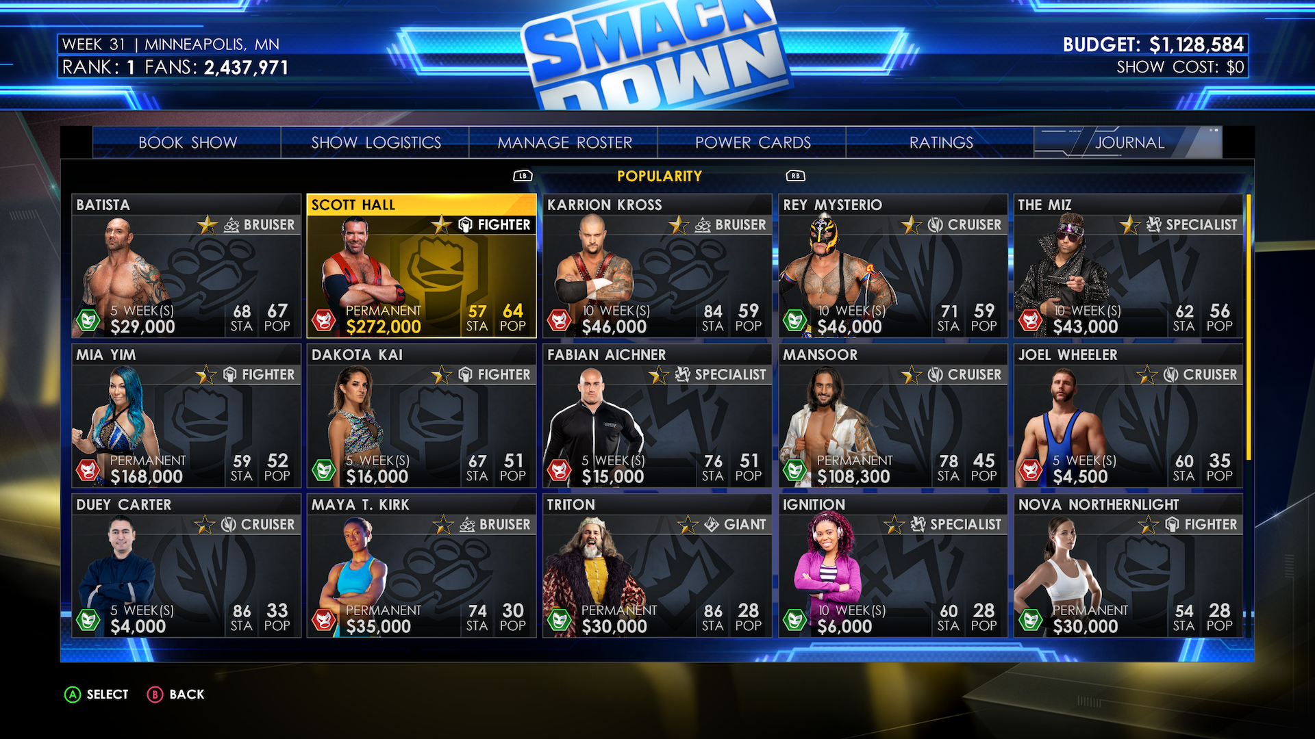 WWE 2K22 MyGM Guide: Tips & Tricks For 5-Star Matches, Best Power Cards ...