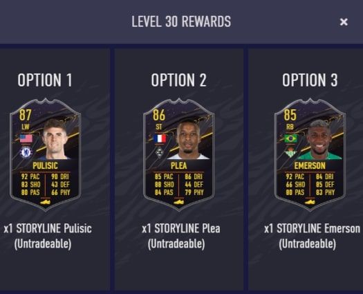FIFA 21 ultimate team storyline objectives