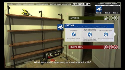 MLB The Show 20 Road to the Show Captain personality