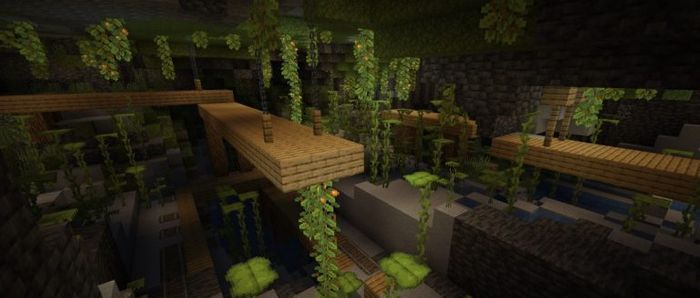 Minecraft 1.17 Caves and Cliffs Update Lush Caves