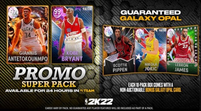 NBA 2K22 MyTEAM Promo Packs