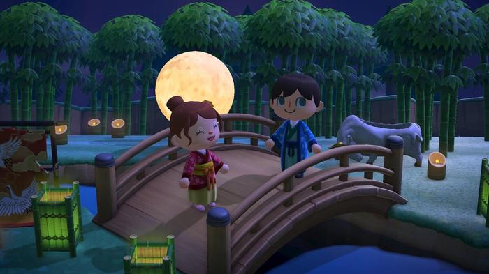 A scene from Animal Crossing New Horizons