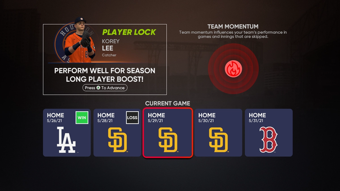 MLB The Show 21 March to October Diamond Dynasty Team Affinity