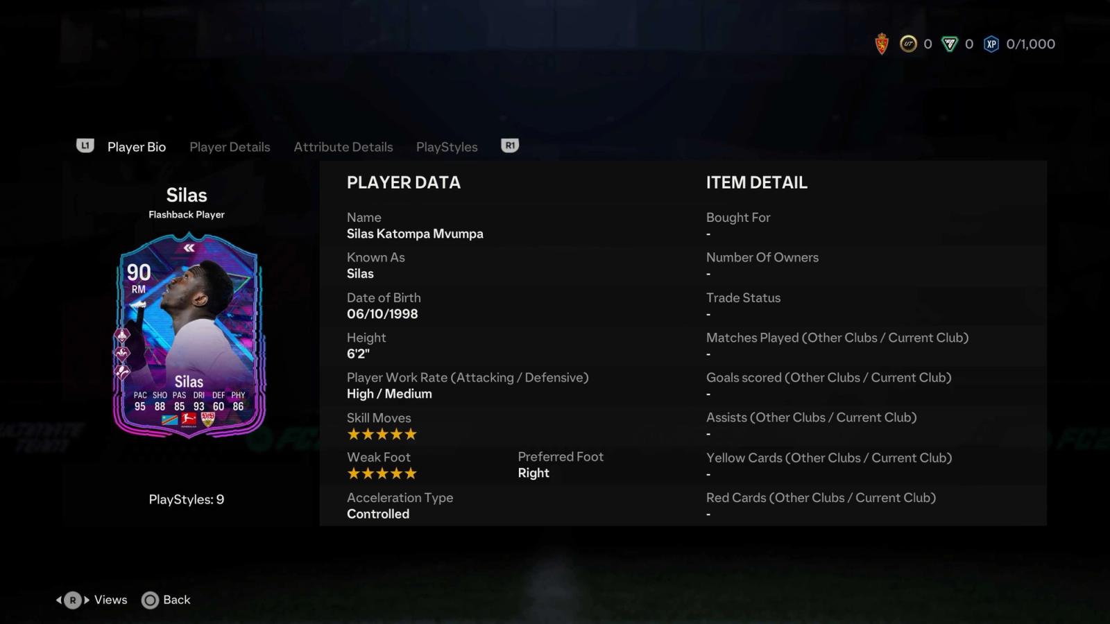 Flashback Silas SBC