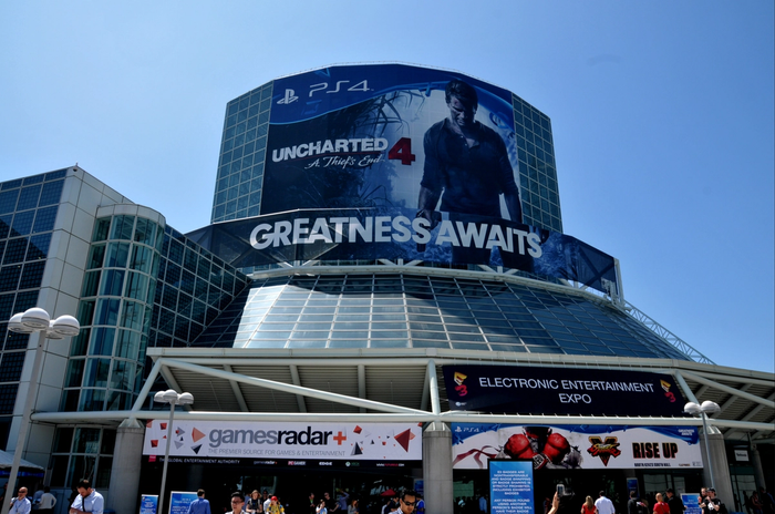 An image of the E3 expo taken in 2015