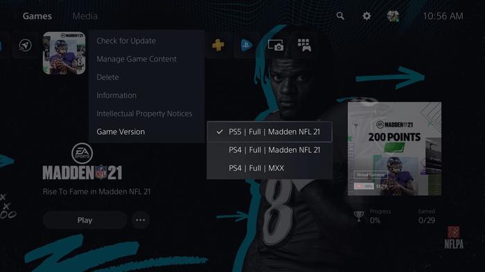 Madden 21 next gen gameplay ps5 servers title update download
