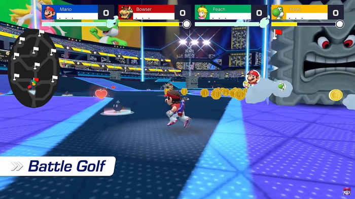 Mario Golf Super Rush Smash Bros Battle Golf Nintendo Switch