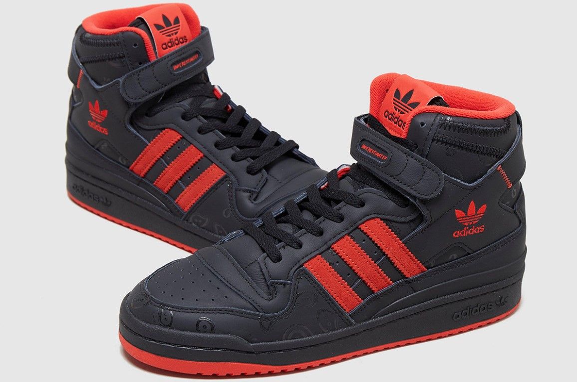 adidas high ankle shoes black