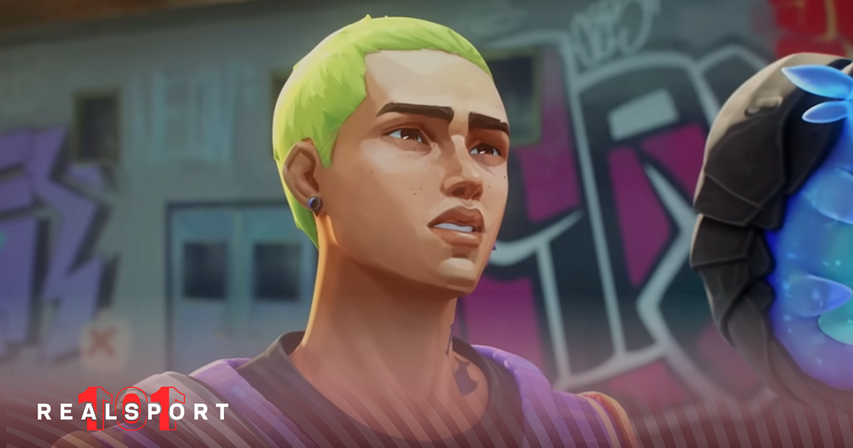 A screenshot of Jett in the Valorant Duelist trailer