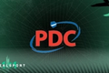 PDC World Darts Championship logo with green background