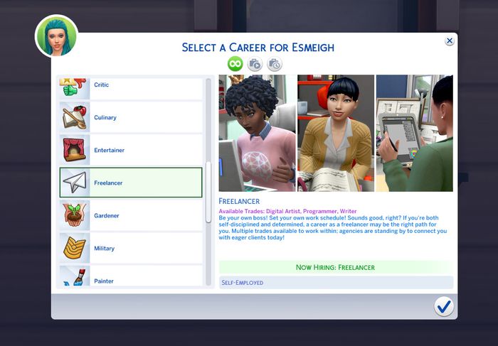 The Sims 5 Careers