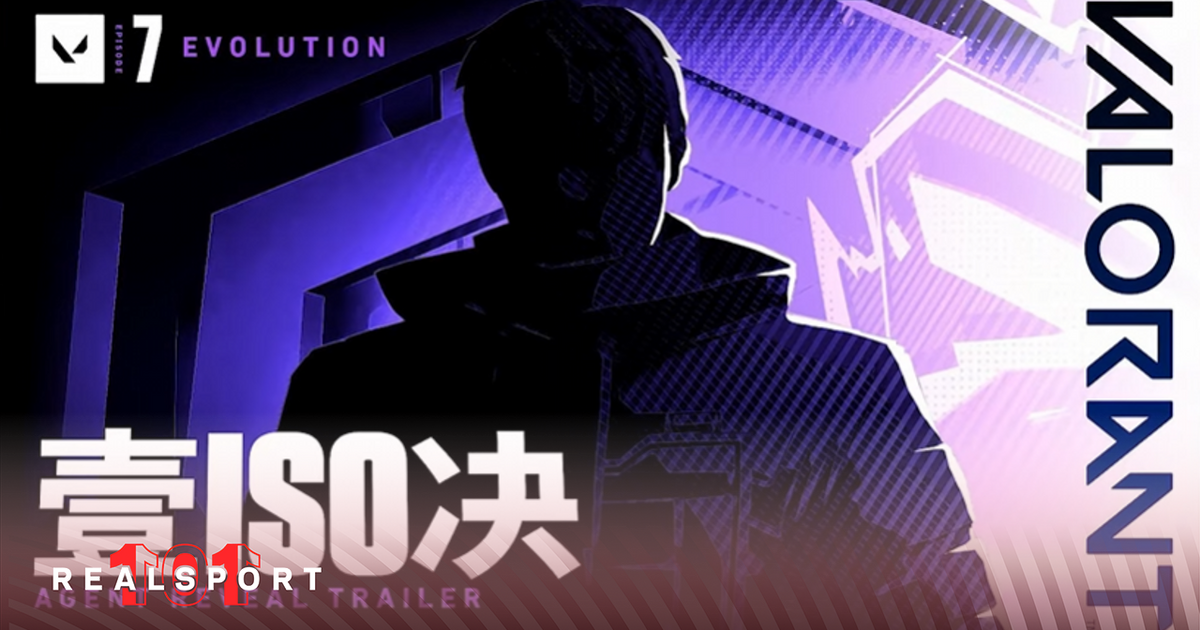 Official Valorant "ISO" agent reveal trailer banner.