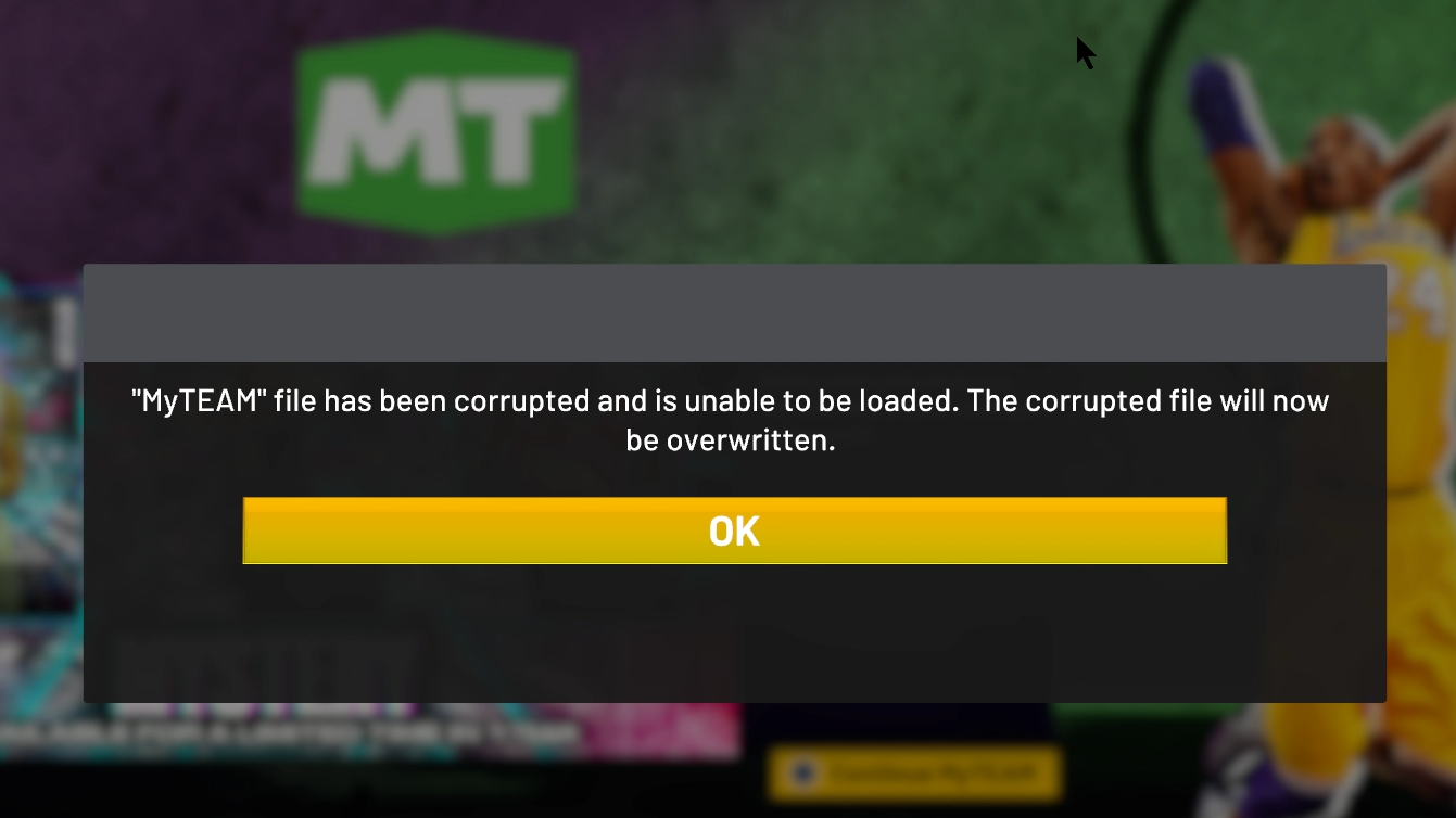 MyTEAM DOWN: The Ultimate Team mode has also been affected for some