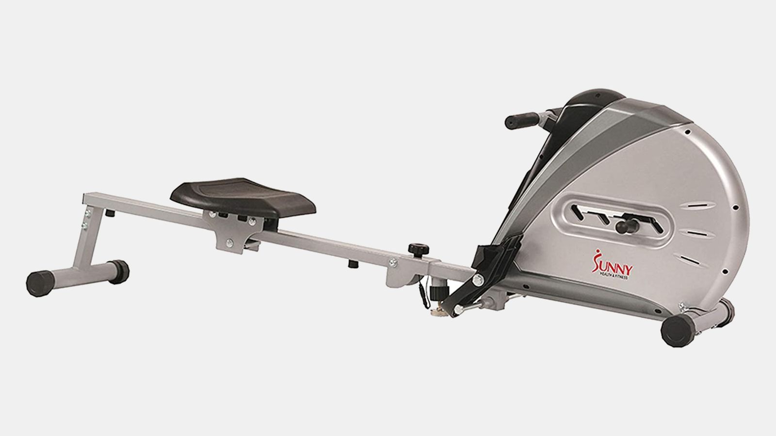 Sunny Health & Fitness SF-RW5606 product image of a grey framed machine.
