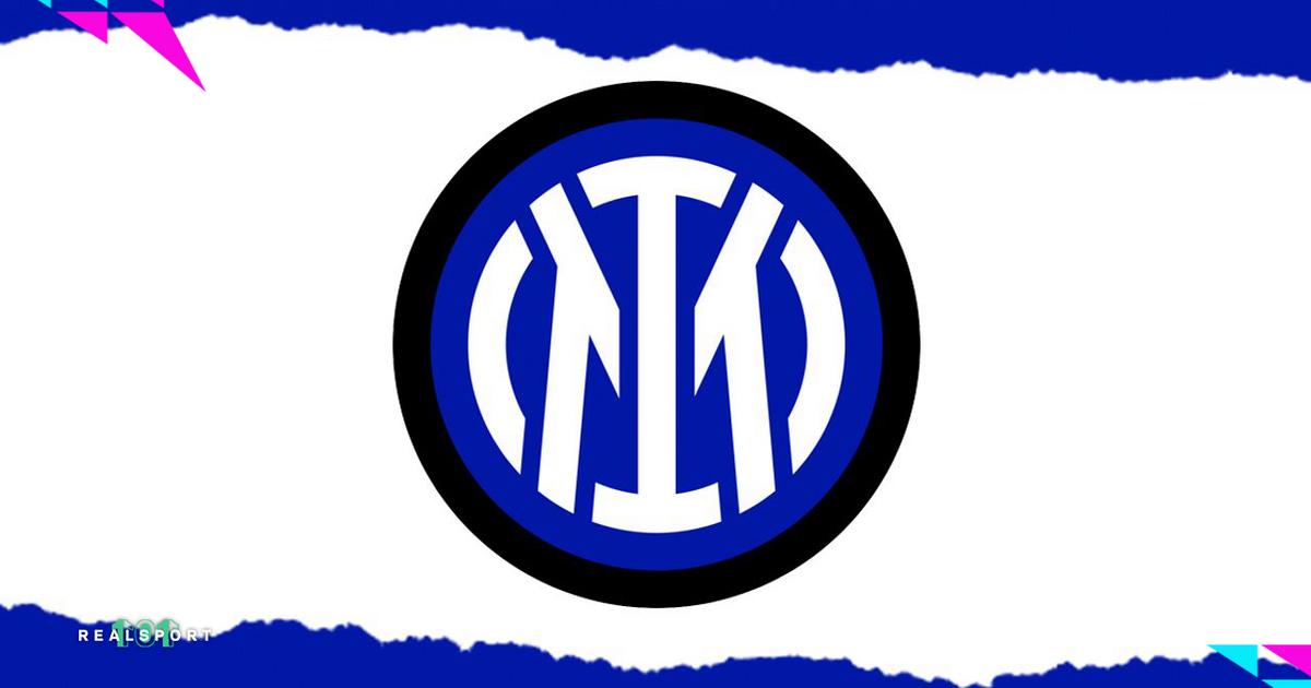 Inter Milan badge with White and Blue background