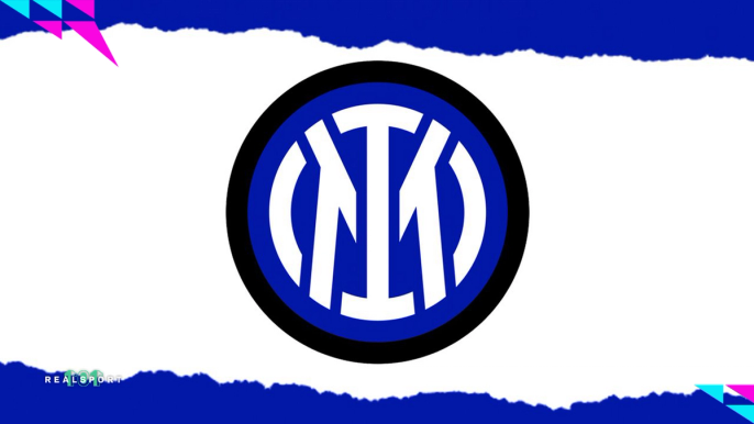 Inter Milan badge with White and Blue background