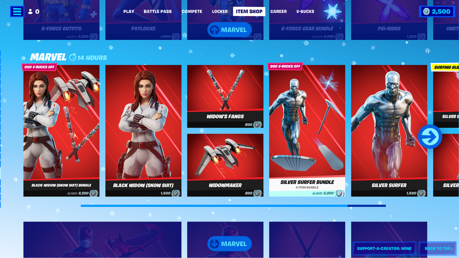 Marvel Skins return to Fortnite Item Store for limited time