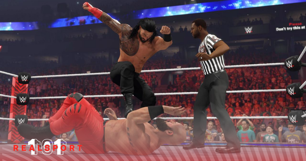 WWE 2K23 Reigns Strowman