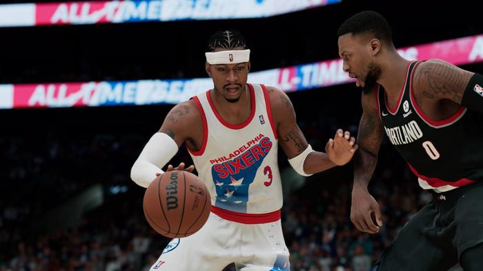NBA 2K22 Dribbling Speed Allen Iverson