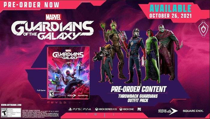 Guardians of the Galaxy Pre-Order Standard