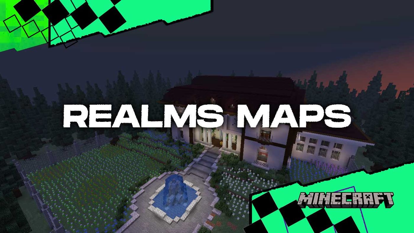 Minecraft Realms 5 New Maps Games Now Available