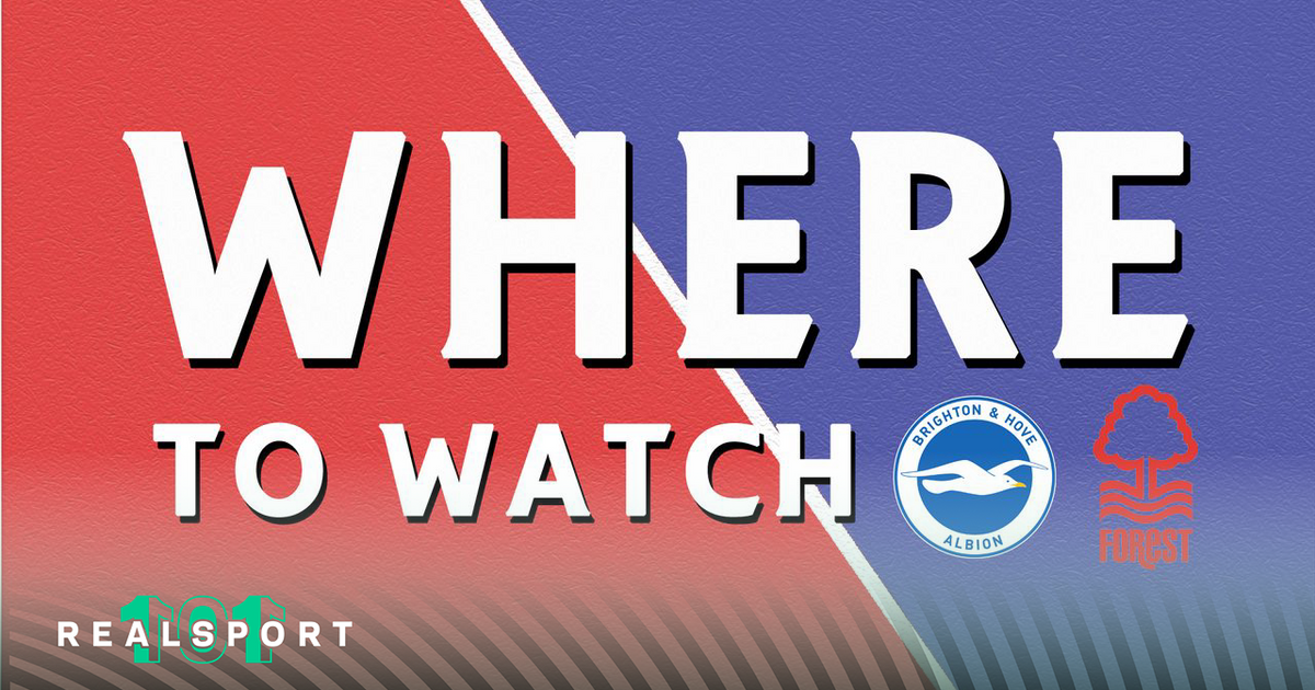 Brighton and Nottingham Forest badges with Where to Watch text