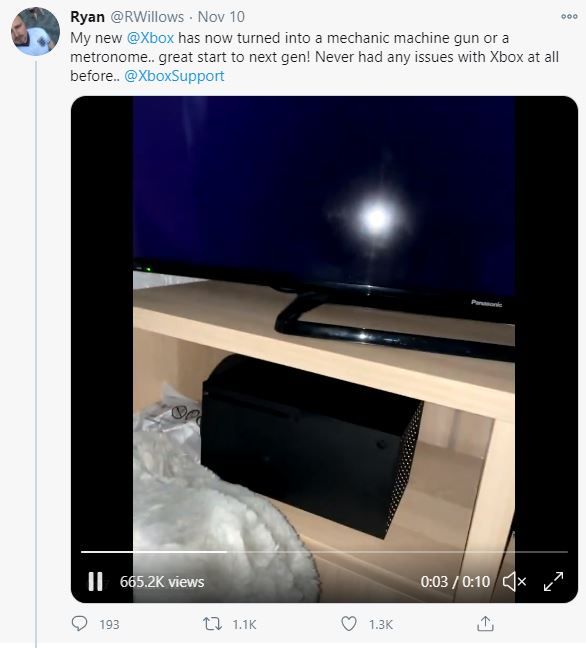 Not ideal - this Xbox user got an odd sound from his Series X