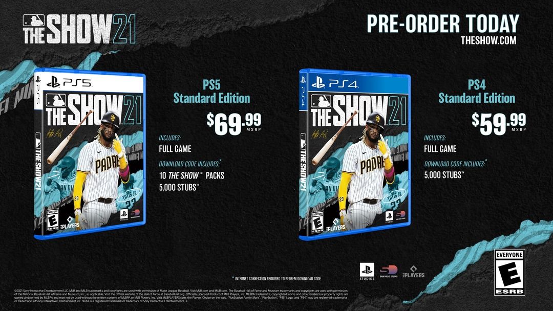 MLB The Show 21 price preorder editions