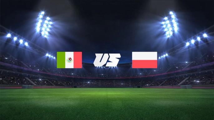 mexico vs poland flags