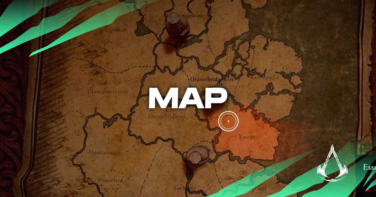 Assassins Creed Valhalla: East Anglia map