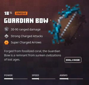 minecraft dungeons guardian bow small