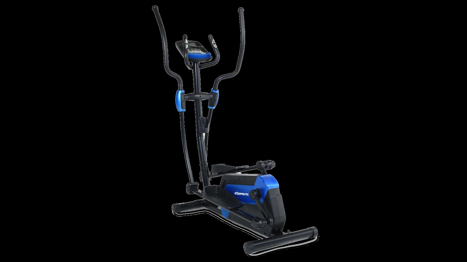 Exerpeutic 6000 QF product image of a black and blue elliptical.