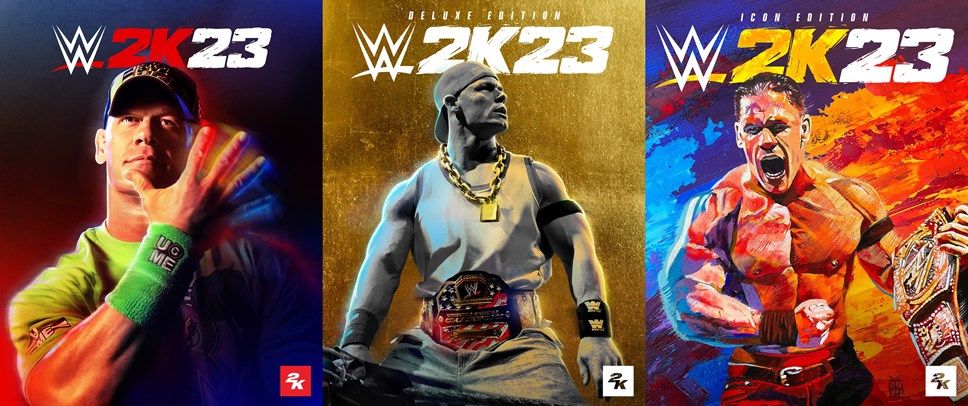 WWE 2K23 covers