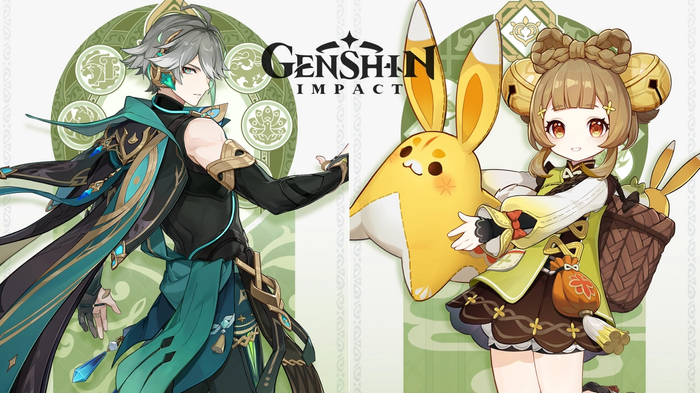 Alhaitham and Yao Yao the new Dendro Characters in Genshin Impact 3.4