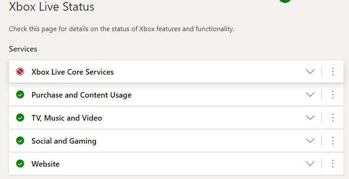 Xbox Live Servers Down Cant Log In