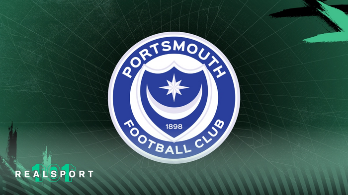 Portsmouth badge with green background