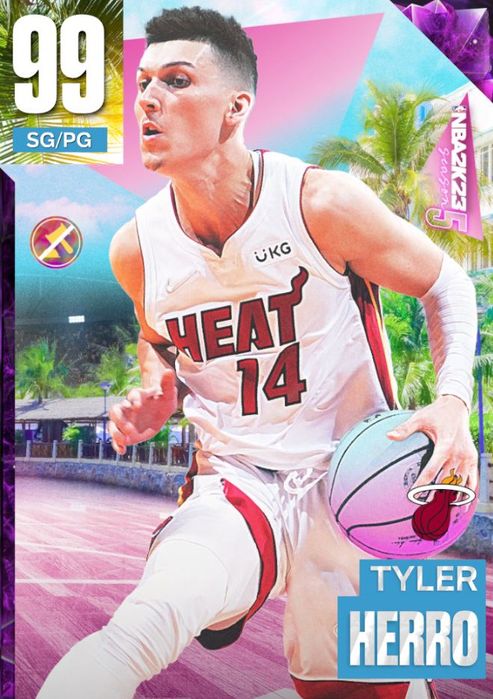 NBA 2K23 MyTeam Tyler Herro 99 ovr card