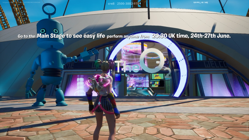 The O2 in Fortnite Featuring easy life: Join a Musical Adventure in  Fortnite Creative Starting June 24!
