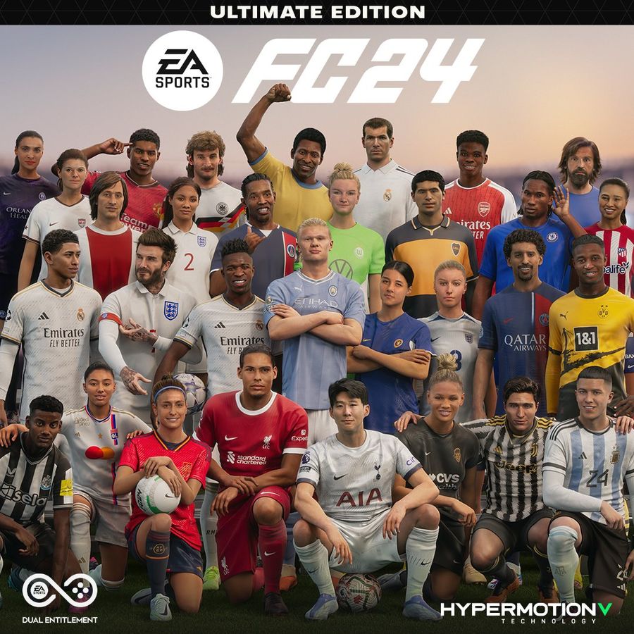The EA Sports FC 24 Ultimate Edition cover 